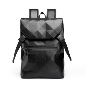Waterproof 15.6 Inch Laptop Backpack for Men and <strong>Women</strong> PU <strong>Leather</strong> Collage Bags Stylish Student <strong>Rucksack</strong> for Teenagers - Product Image 1