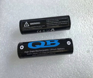 QB18650 18650 2600mAh 3,7 V 7A Célula de batería de iones de litio Alta estabilidad Grado industrial Energía recargable - Product Image 1