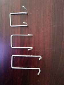 Matériaux de construction Attaches de câble à joint en brique de béton revêtues de zinc pour blocs de construction attaches de câble murales et attaches murales à double épingle - Product Image 6