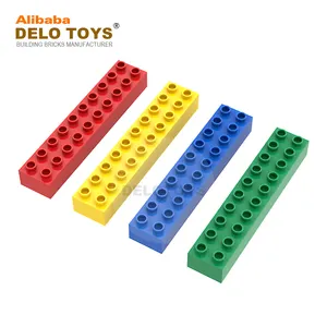 DELO TOYSブロックサプライヤープラスチックレンガセットビルディングレンガ2*10 DIYおもちゃ2x10 (JC055)
