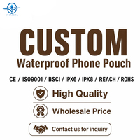 Sac Étui Téléphone Portable Imperméable Transparent Personnalisé pour Smartphone d'Usine