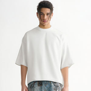 Hot Street Leisure Logo personnalisé Impression unique T-shirt ample à manches courtes pour hommes - Product Image 2