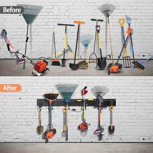 Meilleur Organisateur Mural Suspendu pour Outils de Jardin, Matériel de Bricolage, Outils de Garage, Crochets de Rangement Muraux pour Outils Électriques - Product Image 3