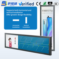 Layar Monitor Digital Signage LCD Resolusi Tinggi untuk Peta Rute Bus, Layar Iklan, dan Display Rak Digital