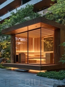 Salle <span class=keywords><strong>de</strong></span> sauna à vapeur intégrée mobile, chauffage rapide et ne craint pas le froid, peut être utilisée dans les hôtels <span class=keywords><strong>de</strong></span> jardin, les voyages et les vacances - Product Image 3