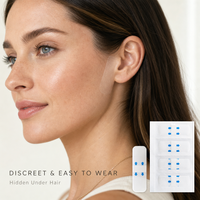Bande de lifting facial invisible et transparente pour le visage, bandes de lifting pour la ligne du menton en V