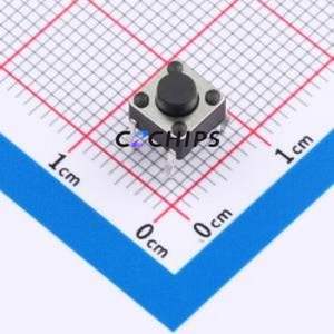 XDTD-6650H-D01 Tactile Switch Through hole Component (THT) Switch Single Pole Single Throw Through Hole 5mm Without Bracket - Product Image 1
