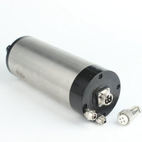 Kit de broche refroidie à l'eau de 1,5 kW ER16 ER11 Moteur de broche de fraisage avec VFD Pince de 80 mm