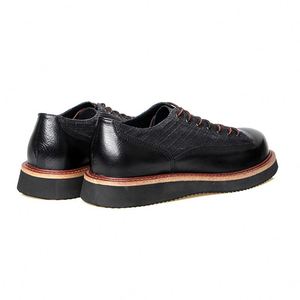 Customized 2025 New Model Men's Retro High Quality Autumn Waterproof Casual <b>Shoes</b> Cow Leather Luxury Handcrafted Toe <b>Height</b> - Product Image 3