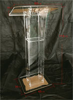 Lumière LED cristal plexiglas acrylique de Lecture, pupitre Transparent en acrylique