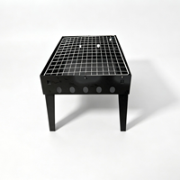 Barbecue au charbon de bois pliable et portable pour le camping en plein air et les pique-niques légers