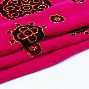 Comprar <span class=keywords><strong>barato</strong></span> papel de impresión tejida de poliéster con textura micro 5000 de terciopelo vestido de tela de china - Product Image 3
