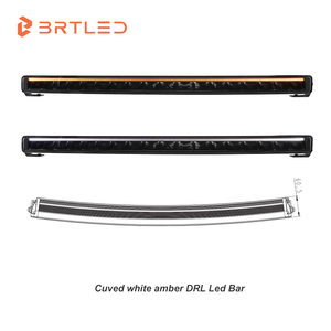 Barra de Luces LED BRTLED Nueva Súper Brillante de 270W Blanca y Ámbar, Barra de Posición de Una Sola Fila, Todoterreno, con Certificación E-mark, 12V-24V, IP68/IP69K, para Camionetas 4x4 - Product Image 1