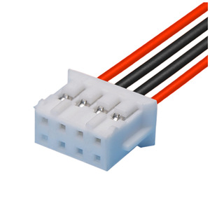 Tùy chỉnh thiết bị điện tử proto-pic Jumper dây 4-pin 4-wire JST re nối 2.54 mét Pitch nữ Cáp khai thác PVC PTFE PBT - Product Image 3