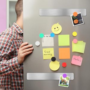 Bacheca magnetica strisce <span class=keywords><strong>in</strong></span> <span class=keywords><strong>ferro</strong></span> inossidabile con pulsante magnetico memory Board Bar <span class=keywords><strong>in</strong></span> stile lettera di cristallo adesivo magnetico - Product Image 6