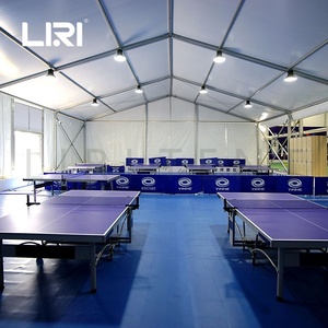 Carpa Profesional para Eventos Deportivos de Tenis de Mesa y Pádel con Paredes de Vidrio para Exteriores en Venta - Product Image 1