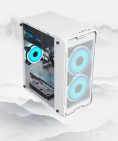 New Arrival Computer Case MATX PC Gaming Case for Desktop WOem Odm Cabinet Cpu Rgb Desktop Computer Case Tower Tempered