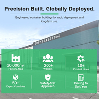 Maison préfabriquée modulaire mobile économique, prête à l'emploi, détachable, en conteneur, pour petit bureau, maison