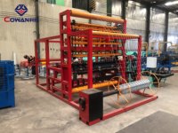 Máquina para Fabricar Mallas de Alambre Galvanizado de Alta Resistencia para Cercas de Campo y Pastizales