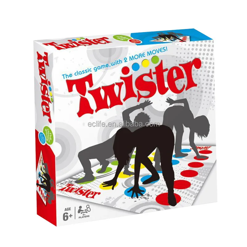 Оптовая продажа, недорогие классические настольные игры Twister, смешные интерактивные Семейные Другие Развивающие игрушки, пластиковые 3 комплекта 160*110 см