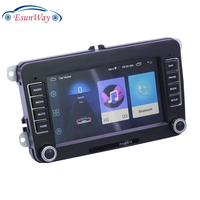 Autoradio 2 Din 9070 7 pouces, enregistreur, lecteur multimédia MP5 avec Bluetooth, GPS, navigation, connexion Wifi pour VW/Volkswagen