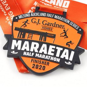 Custom Award Gold Basketball Soccer Kickboxing Zinc Alloy 3D Logo Sport Running 5K 10K 21K Marathon Medal - Product Image 4