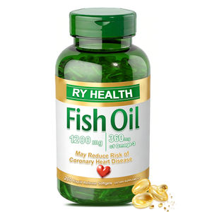 Ausreson OEM Omega-3 6 9 Cápsulas de Gel Macias Vitamina EPA DHA Óleo de Algas Suplementos Halal 1000mg Óleo de Peixe Vegano Omega 3 6 9 Cápsulas de Gel Macias - Product Image 1