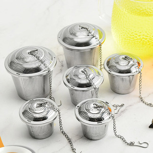 Stainless Steel <b>Tea</b> Ball Strainer 304 <b>Tea</b> <b>Infuser</b> Cooking Spice Food Tool Filter Accessories - Product Image 2