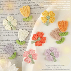 Patchs floraux à coudre pour sacs, vêtements, casquettes – Broderie florale en gros - Product Image 2