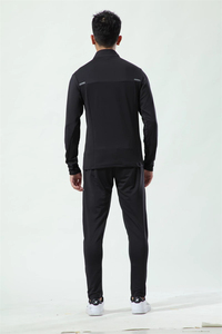 Felpe personalizzate da uomo Quater con Zip <span class=keywords><strong>in</strong></span> <span class=keywords><strong>poliestere</strong></span> <span class=keywords><strong>felpa</strong></span> tuta riflettente Set di tute sportive da corsa per allenamento - Product Image 5