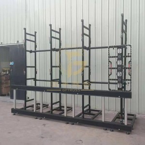 Support <span class=keywords><strong>de</strong></span> sol pour écran <span class=keywords><strong>de</strong></span> <span class=keywords><strong>location</strong></span> Cadre en treillis pour écrans LED Rack à hauteur réglable <span class=keywords><strong>de</strong></span> 24 "à 40" - Product Image 3