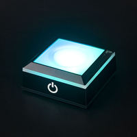 Lampe de décoration LED 3D personnalisée Honor of Crystal avec support de balle et lumière colorée