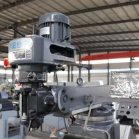 Fraiseuse verticale à tourelle 4H, légère, pour découpe de métaux, haute rigidité, fraiseuse automatique, broche R8, trois axes, DRO de précision