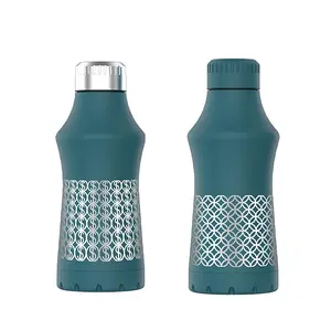 Yeni tasarım vakum yalıtımlı paslanmaz çelik 20oz geniş ağız su şişeleri açık