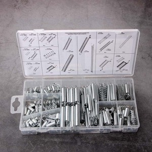 Spring Assortment Set 200pcs Tension Compression Steel <b>Wire</b> Tool Kit Home <b>Craft</b> Supplies Transparent Box - Product Image 1