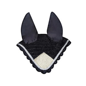 Copricapo a <span class=keywords><strong>maglia</strong></span> copricapo cavallo volante comodo e protettivo per il tuo cavallo - Product Image 6