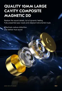 Écouteurs intra-auriculaires filaires CCZ MC04 Nocturne Hybrid Driver Bass-Enhanced <span class=keywords><strong>1DD</strong></span>+<span class=keywords><strong>1BA</strong></span> pour chanteurs - Product Image 5