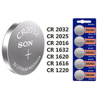Batería de Botón Personalizada CR2032, Celda de Batería de Litio para Relojes y Llaves Sony