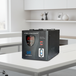 Автоматический стабилизатор напряжения переменного тока KEBO RTB 8000ВА, однофазный, релейного типа, для бытовой техники, корпус из поликарбоната, для домашнего использования - Product Image 2