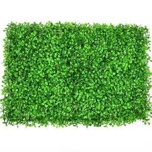 Verde di esportazione di alta qualità finta recinzione artificiale all'aperto erba verde fiore Guardrail netto scherma traliccio cancelli - Product Image 4