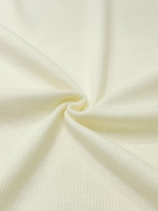 低MOQ 47%ビスコース 47%コットンニットリブ生地 抗ピリング加工 無地染め デイリーウェア ソフト生地 長袖トップスやTシャツ用 - Product Image 2