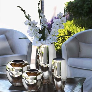 Pots de fleurs Vases Vaisselle de salon Utilisation Aluminium poli brillant - Product Image 1