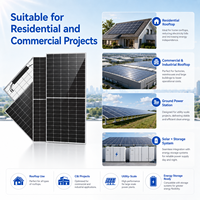 Panneaux solaires monocristallins 700 W, panneaux solaires photovoltaïques industriels 459 W, panneau solaire bifacial, nouveau panneau solaire 1000 W