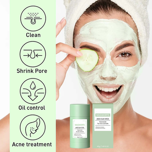 Etiqueta privada Limpieza profunda Purificante Mascarilla de barro Té verde Acné <span class=keywords><strong>Arcilla</strong></span> Mascarilla Stick Volcano Roll <span class=keywords><strong>Arcilla</strong></span> Mascarilla <span class=keywords><strong>para</strong></span> la cara - Product Image 3