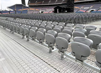 Location Prêt Montage Rapide Sièges VIP Temporaires Sièges Tribune Démontables Sièges Ventilateurs pour Concerts et Événements