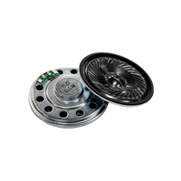 Altavoz de gabinete de metal de 2 pulgadas de diámetro con cono Mylar 8 Ohm 0,5 W Altavoces de juguete de anunciador ultrafinos para computadora Teléfono móvil