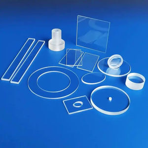 แผ่นแก้วควอตซ์ความบริสุทธิ์สูงแบบกำหนดเอง ผลิตภัณฑ์แก้วตกแต่งทรงกลมหนา - Product Image 6