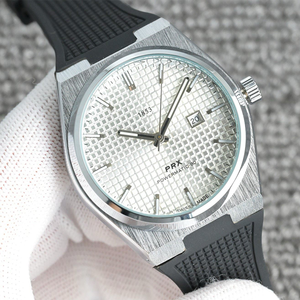 Reloj de Lujo Automático Tissotes PRX de Calidad Original, Movimiento SW200, Caja de Fibra de Carbono, Cristal de Zafiro, Resistente al Agua - Product Image 6