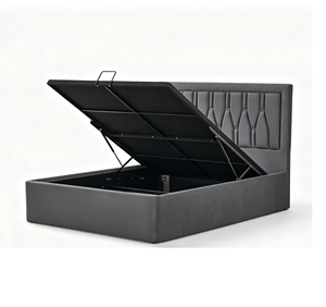 <span class=keywords><strong>Letto</strong></span> Moderno di Media Grandezza per Bambini e Ragazzi con Contenitore e Testiera in Acciaio Inossidabile - Product Image 1