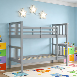 3 In1 Modern White <b>Slide</b> Safety Fence Convertible <b>Single</b> Children Sleeping Wooden Toddler <b>Bed</b> Kids Bunk <b>Beds</b> - Product Image 3